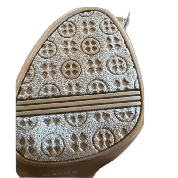 NATURALIZER BLOCK HEEL PEEP TOE SLING BACK SHOE SANDAL Neutral 2-Tone LUCKY 10 - Picture 5 of 5